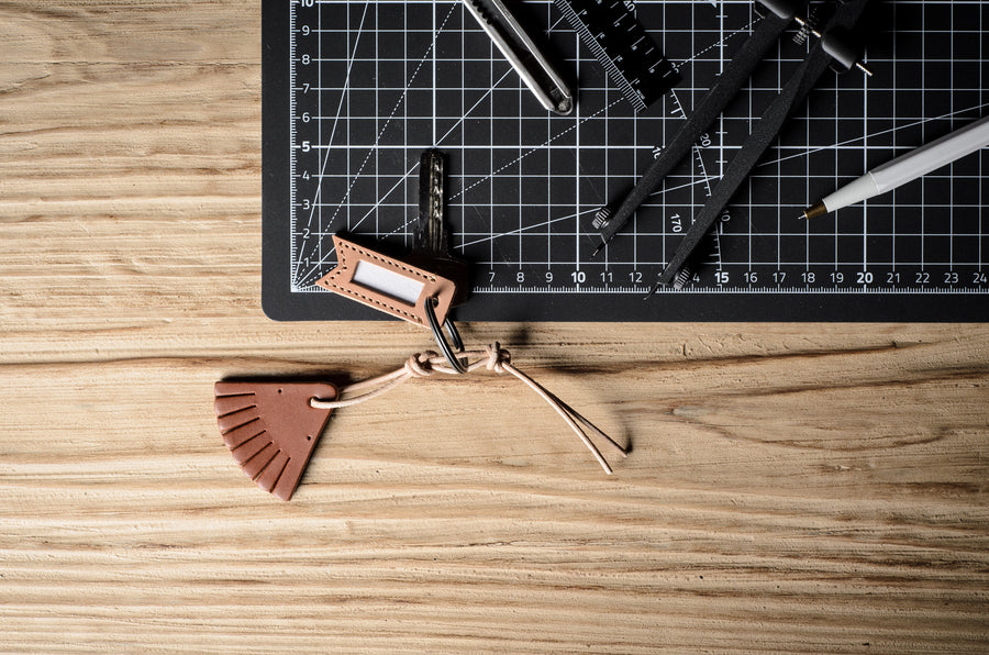 Colourcode Key Tag . Natural Brown