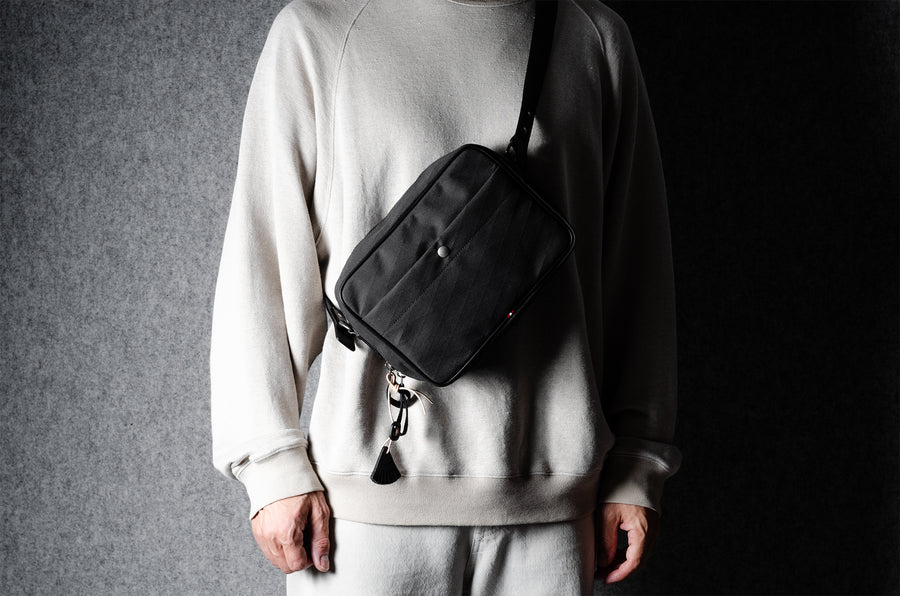 Regular Crossbody Bag . Charcoal