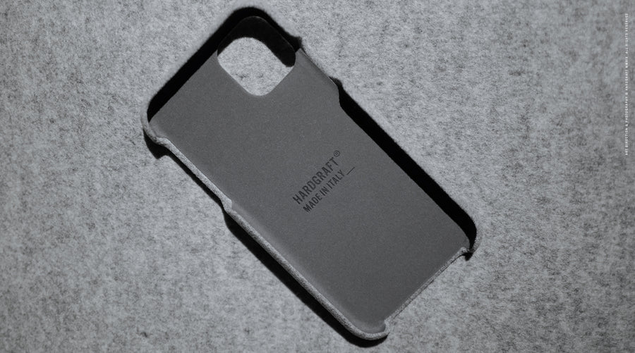 Fuzzy iPhone 11 Cover . Alcantara