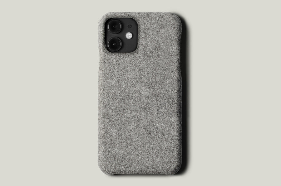 Fuzzy iPhone 11 Cover . Alcantara