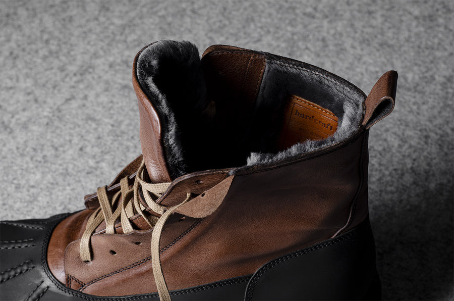 Duck Chestnut Alpine Boots . – hardgraft Black