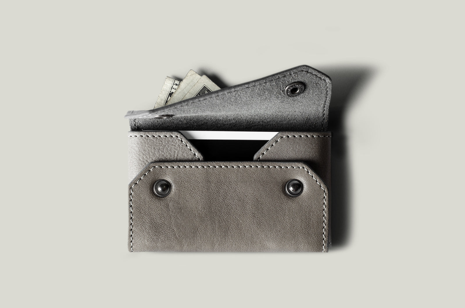 Small Brick Card Case . Off Grey – hardgraft